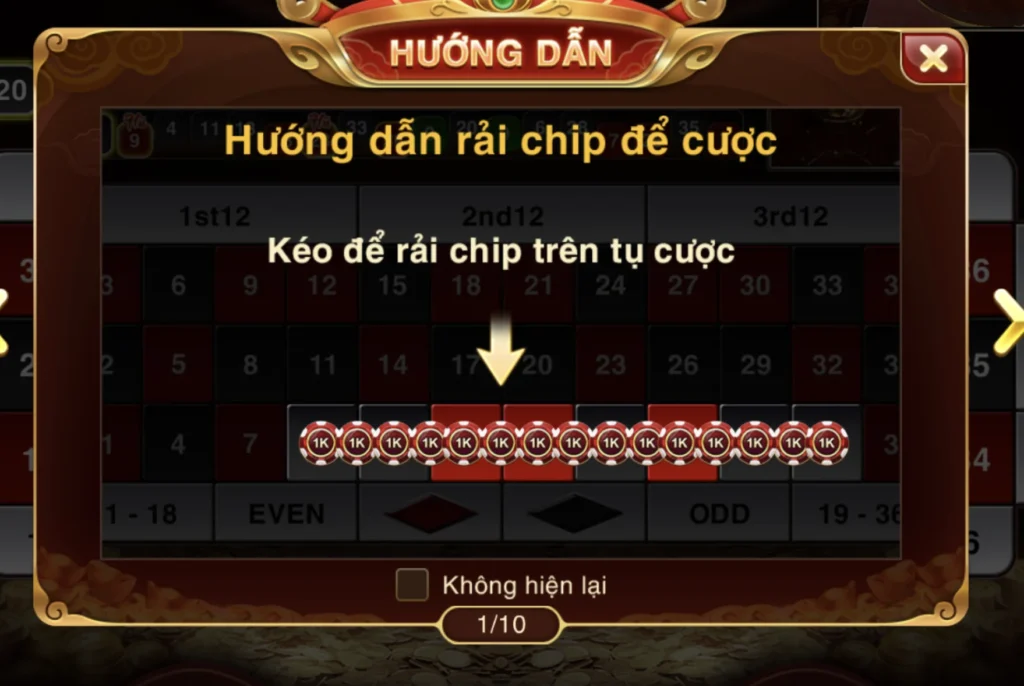 Hướng dẫn về cách rải chip để cược