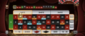 Tham gia Roulette với nhiều cửa cược