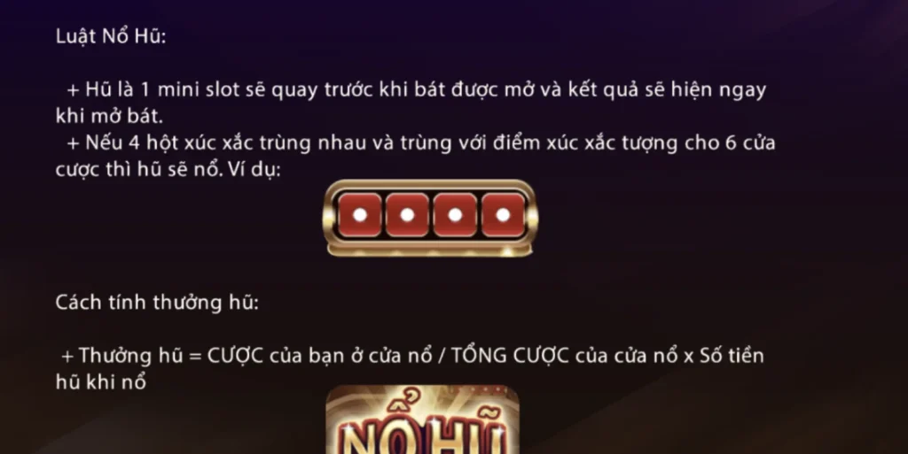 Tính năng nổ hũ độc đáo của Xóc đĩa tứ linh